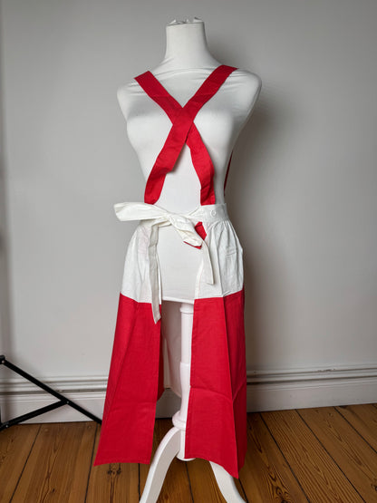 Vintage Yves Saint Laurent Dress white red