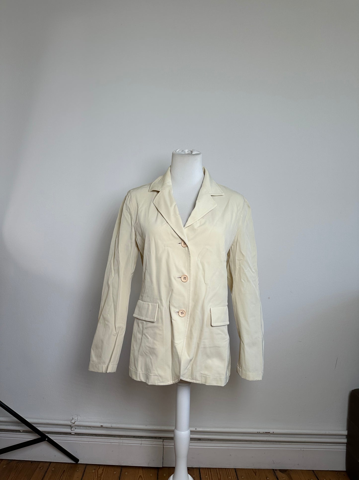 Vintage Issey Miyake Fête Blazer Nylon Cream M