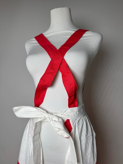 Vintage Yves Saint Laurent Dress white red