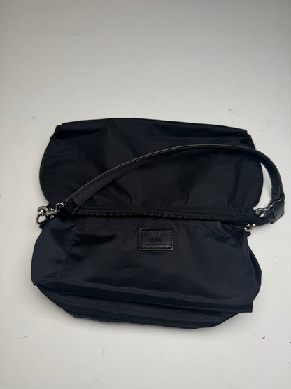 Vintage Issey Miyake Canvas Leather bag black