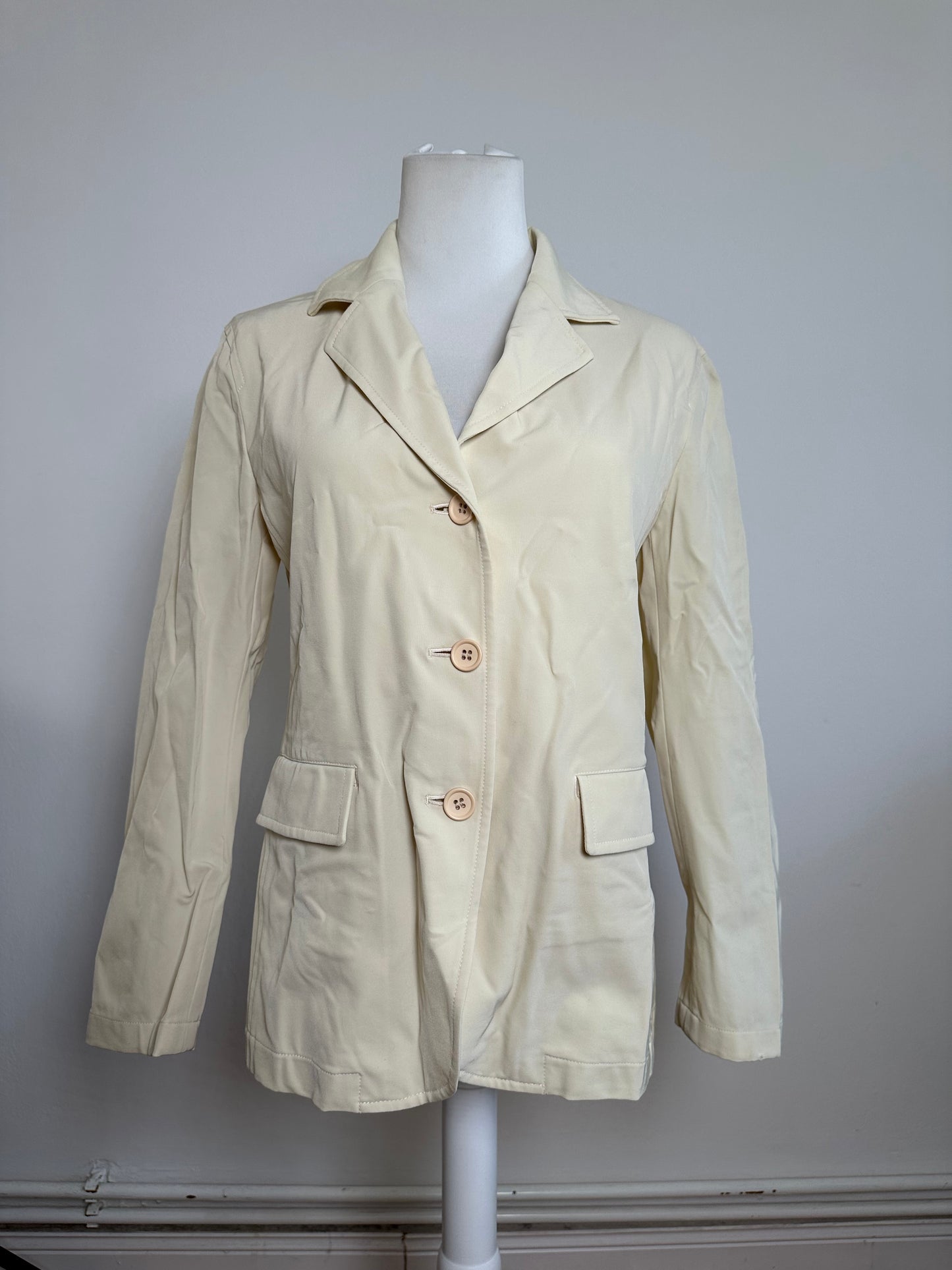 Vintage Issey Miyake Fête Blazer Nylon Cream M