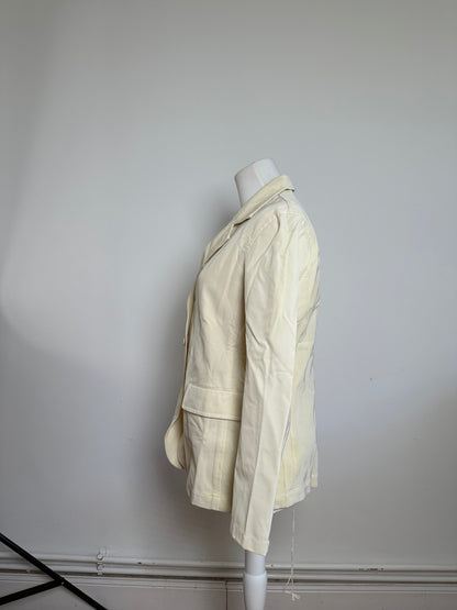 Vintage Issey Miyake Fête Blazer Nylon Cream M