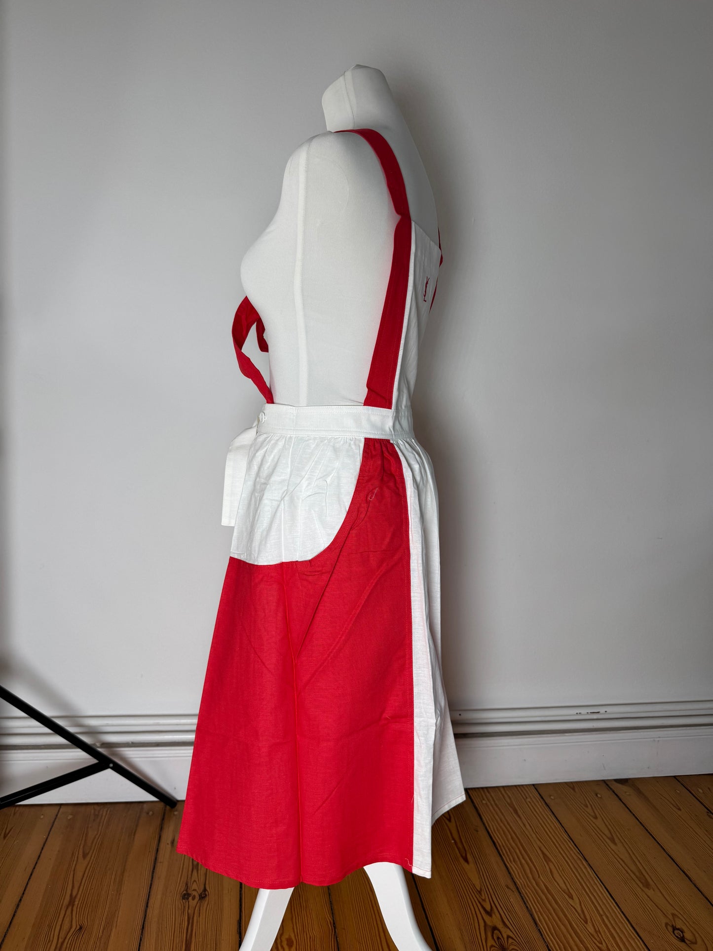 Vintage Yves Saint Laurent Dress white red