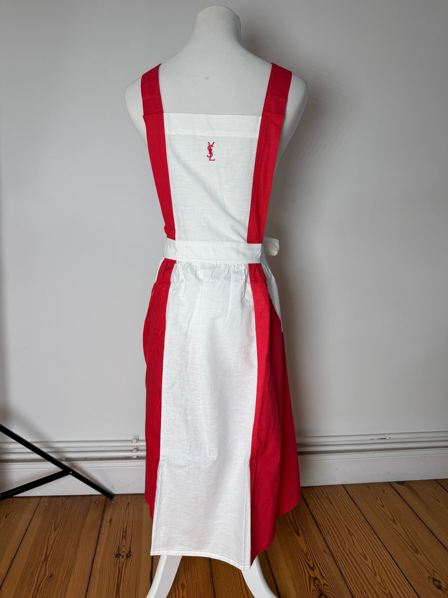 Vintage Yves Saint Laurent Dress white red