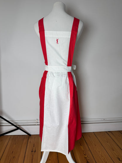 Vintage Yves Saint Laurent Dress white red