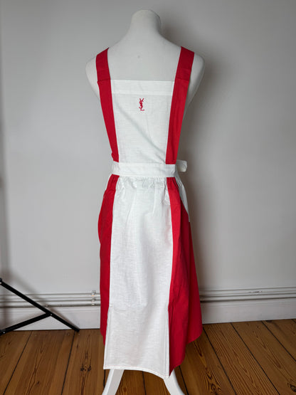 Vintage Yves Saint Laurent Dress white red