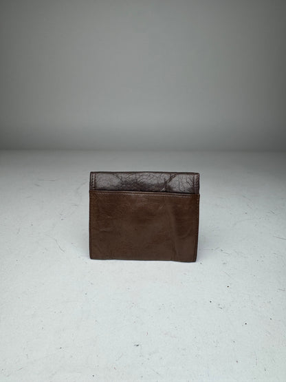 Vintage Dior Leather Card Holder / Purse Brown