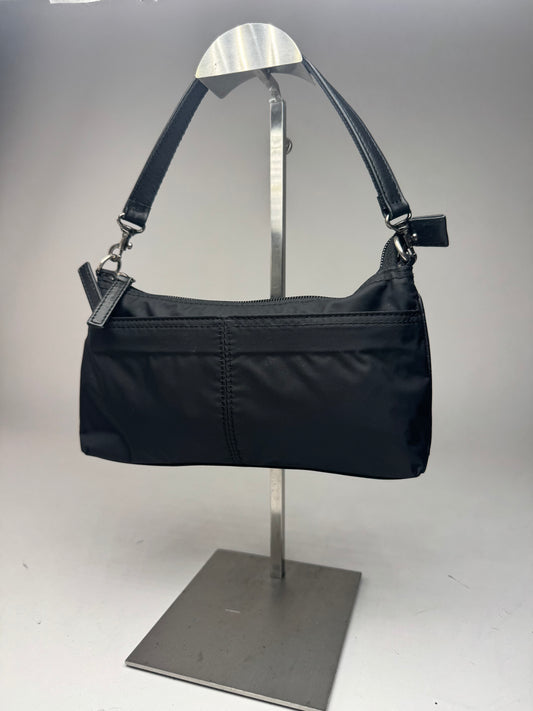 Vintage Issey Miyake Canvas Leather bag black