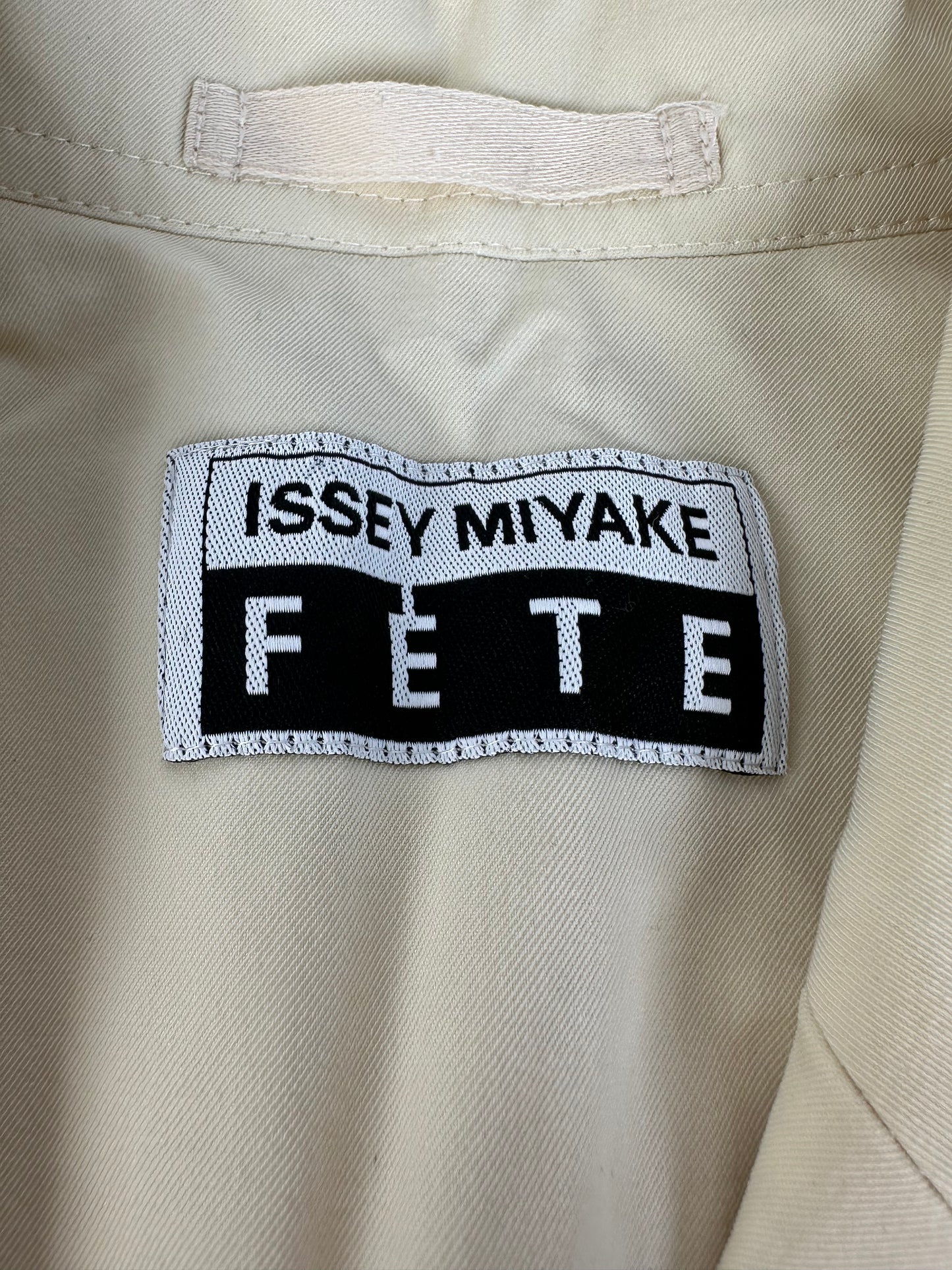 Vintage Issey Miyake Fête Blazer Nylon Cream M