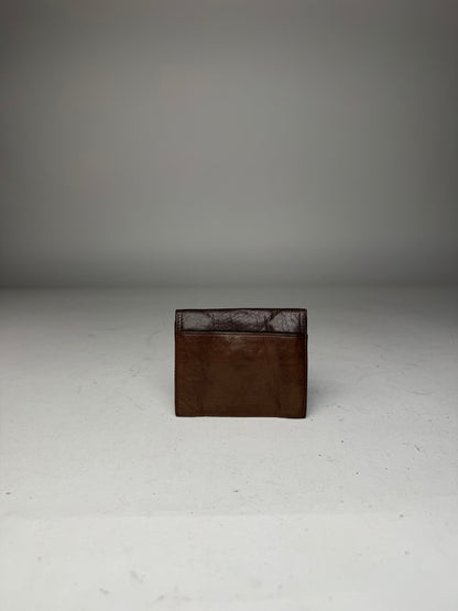 Vintage Dior Leather Card Holder / Purse Brown