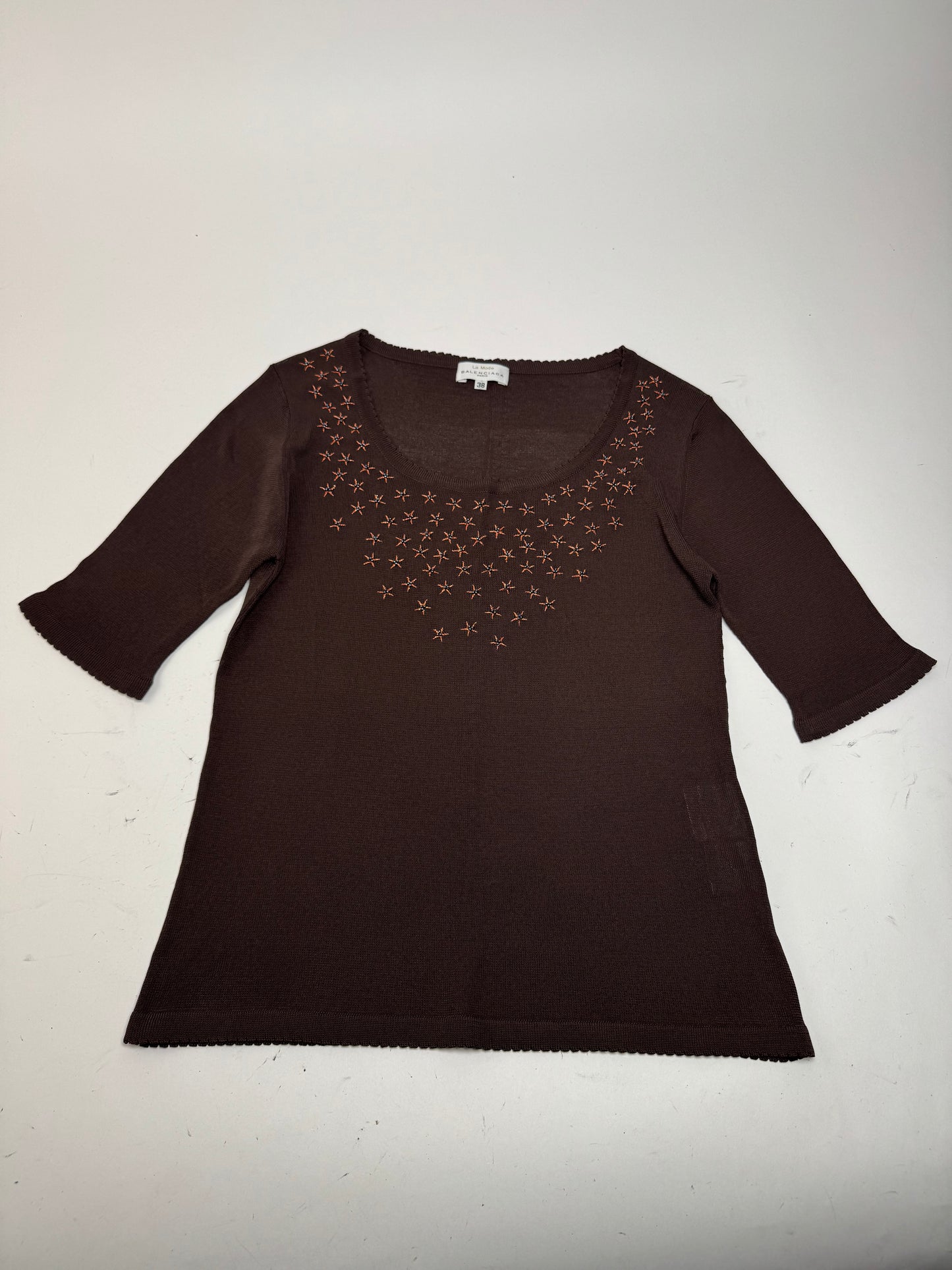 Vintage Balenciaga Shirt M Brown