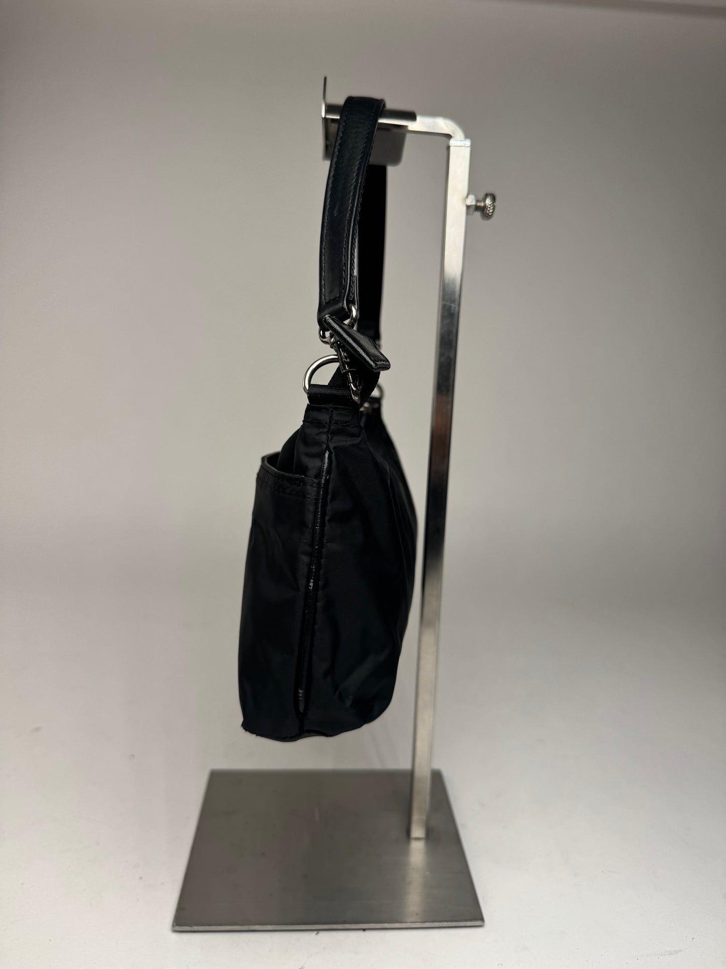 Vintage Issey Miyake Canvas Leather bag black