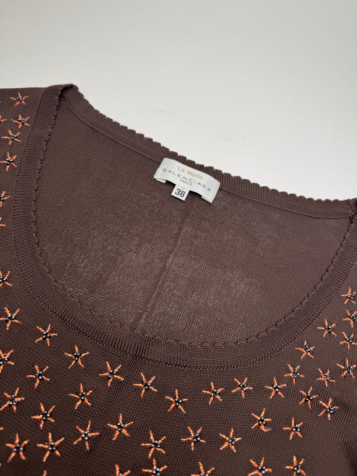 Vintage Balenciaga Shirt M Brown