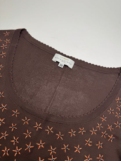 Vintage Balenciaga Shirt M Brown