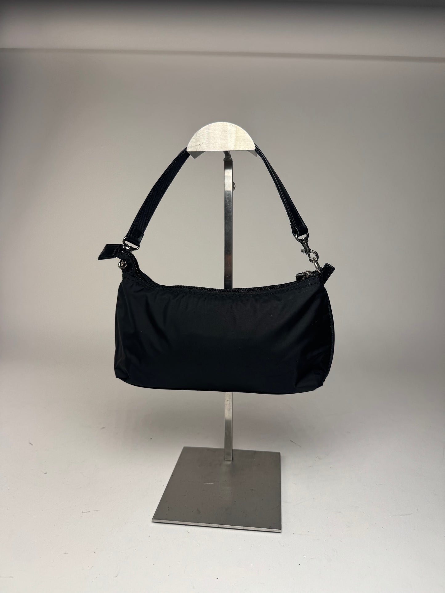 Vintage Issey Miyake Canvas Leather bag black