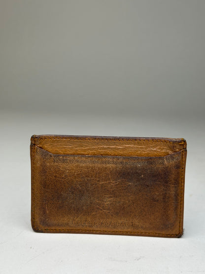 Vintage Balenciaga Leather City Card Holder Brown