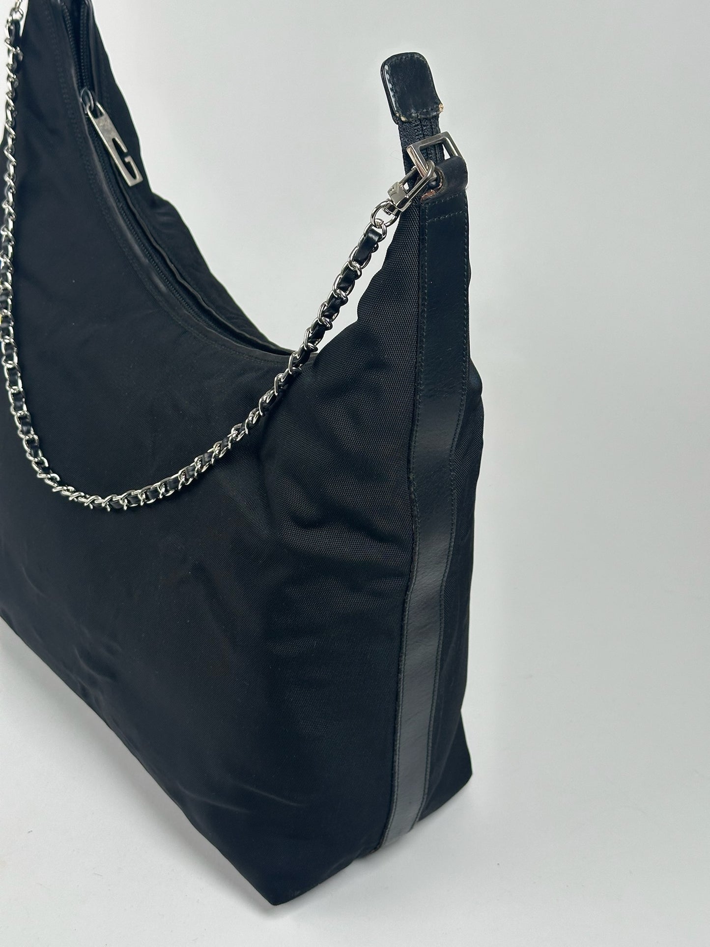 Vintage Gucci cotton bag black