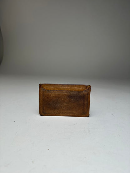 Vintage Balenciaga Leather City Card Holder Brown