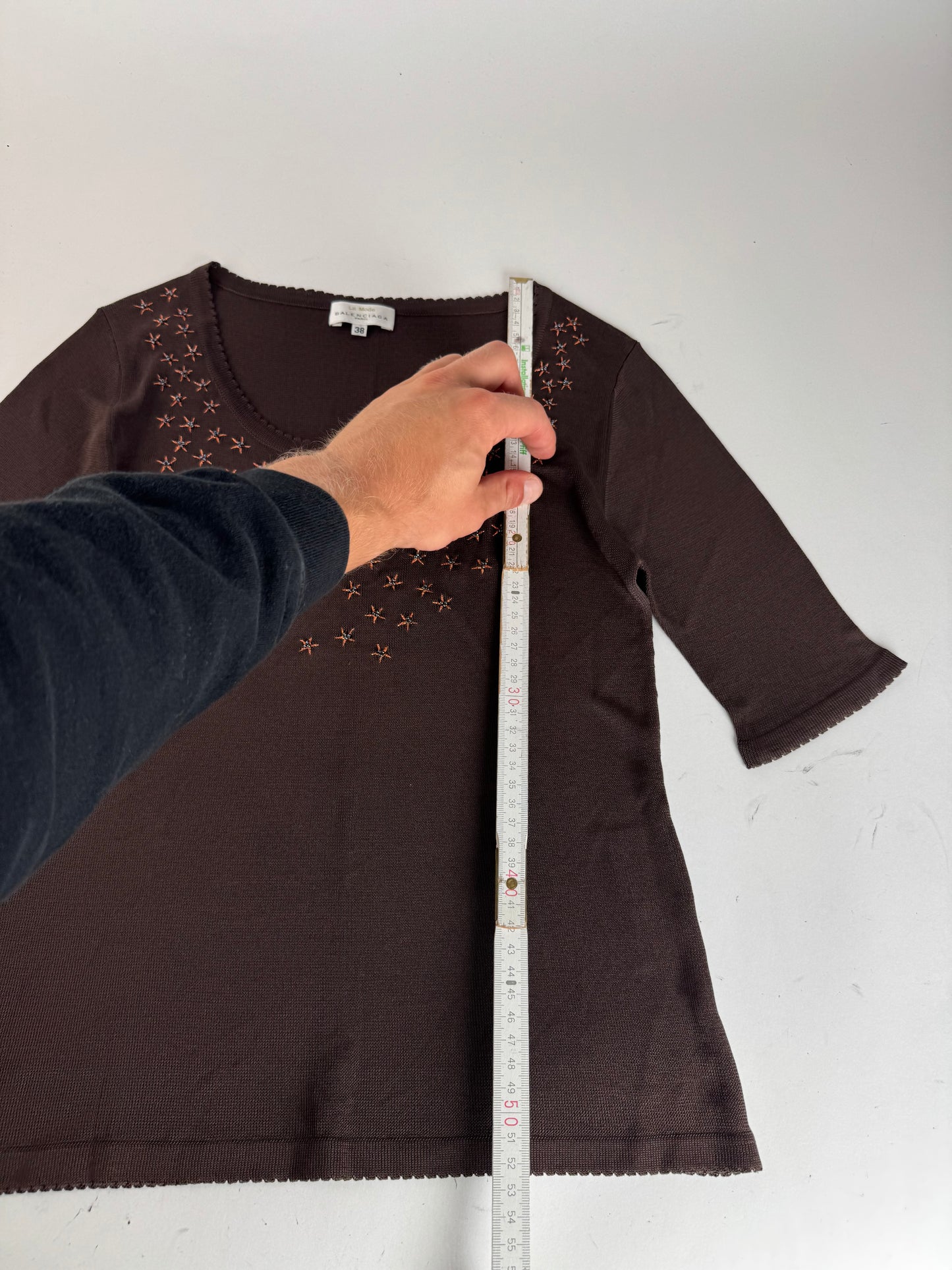 Vintage Balenciaga Shirt M Brown