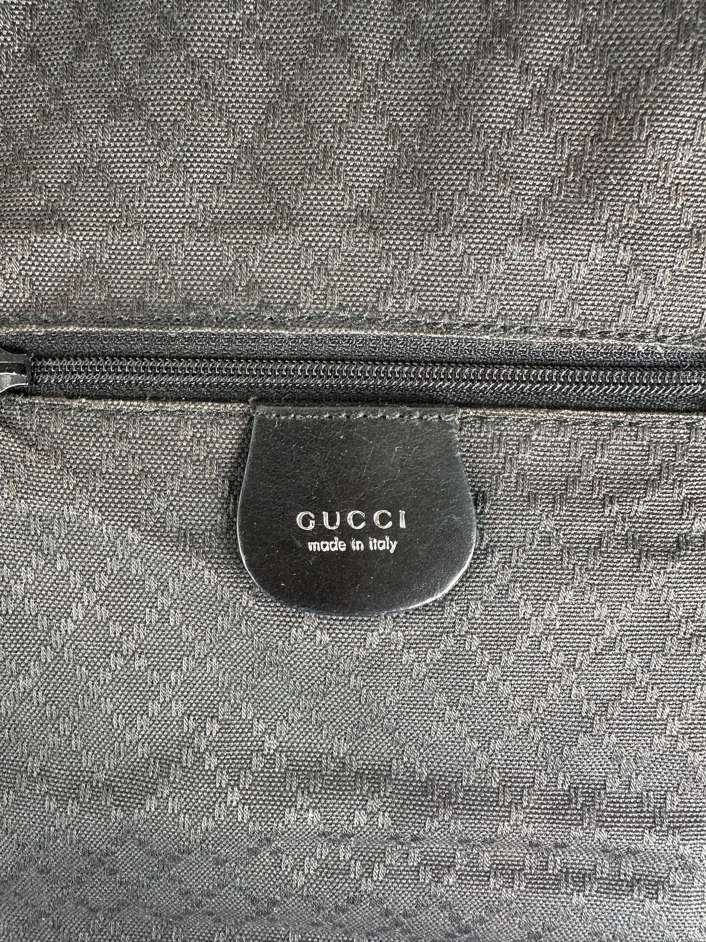 Vintage Gucci cotton bag black