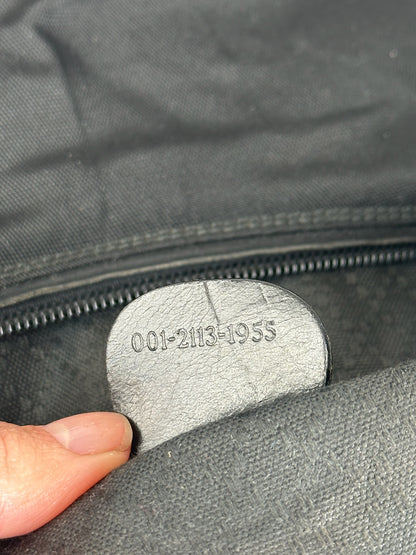 Vintage Gucci cotton bag black