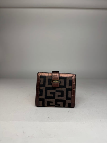 Vintage Givenchy Monogram Wallet black brown