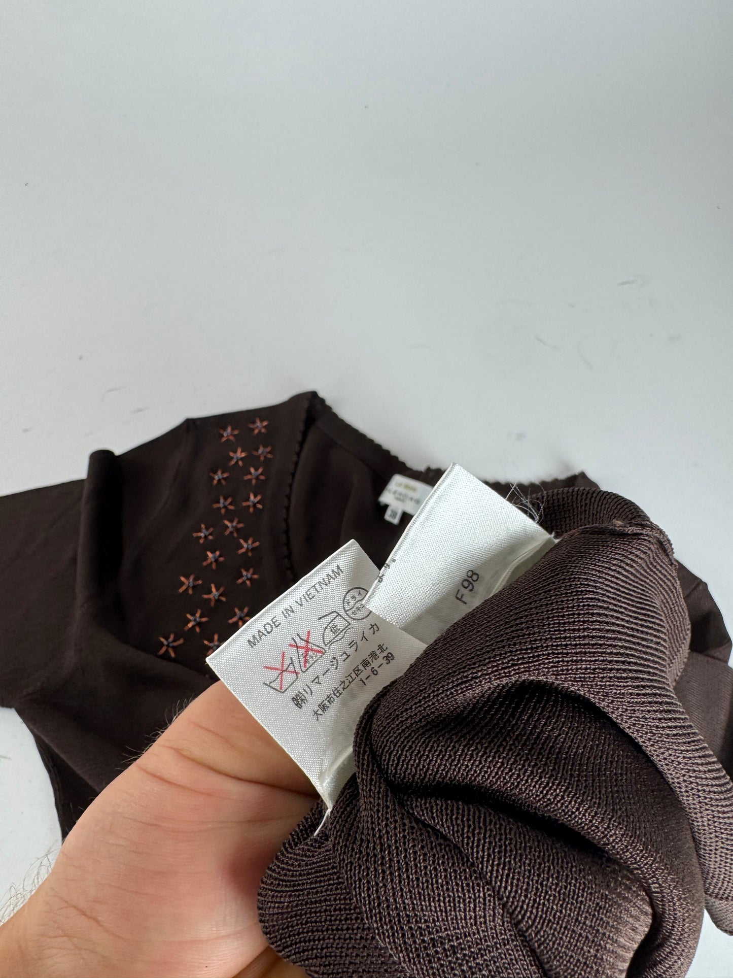 Vintage Balenciaga Shirt M Brown