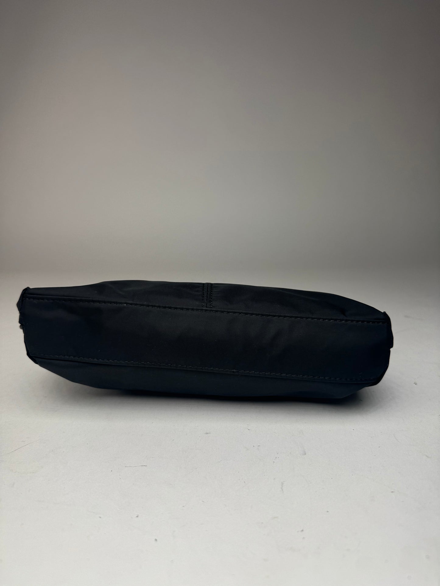 Vintage Issey Miyake Canvas Leather bag black