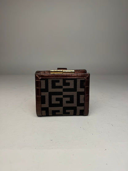 Vintage Givenchy Monogram Wallet black brown