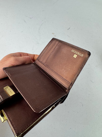 Vintage Givenchy Monogram Wallet black brown