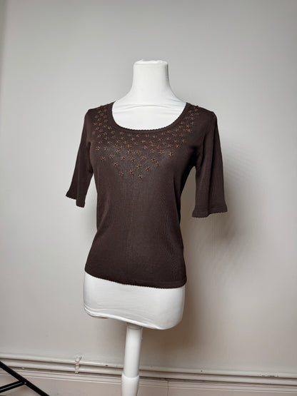 Vintage Balenciaga Shirt M Brown