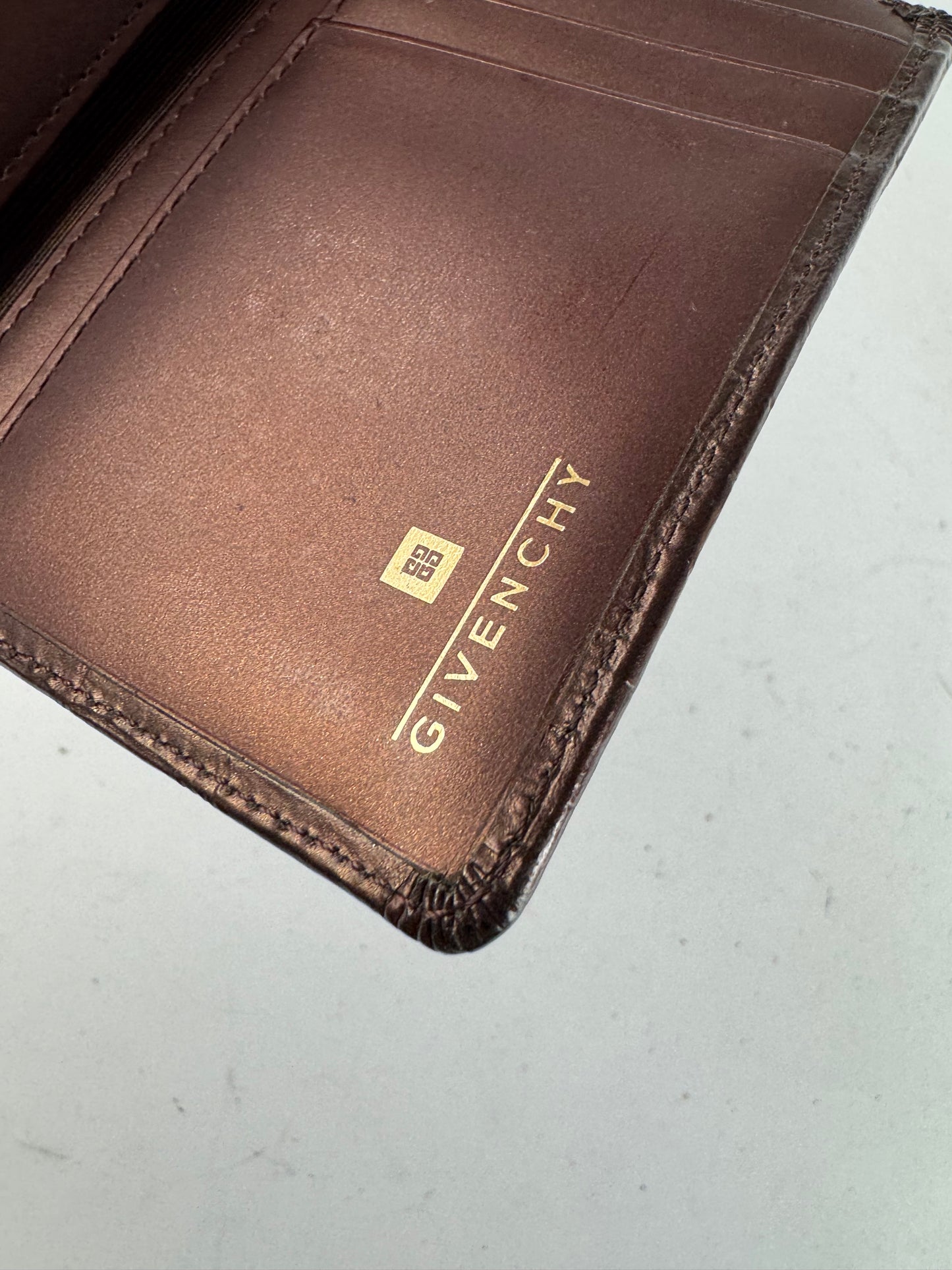 Vintage Givenchy Monogram Wallet black brown