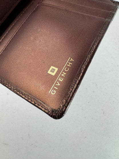 Vintage Givenchy Monogram Wallet black brown