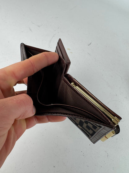 Vintage Givenchy Monogram Wallet black brown