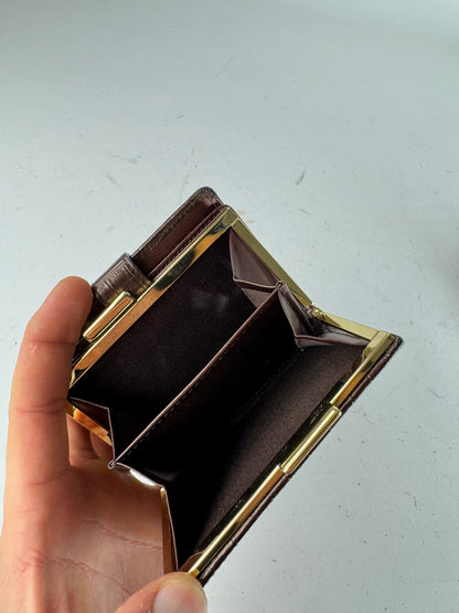 Vintage Givenchy Monogram Wallet black brown
