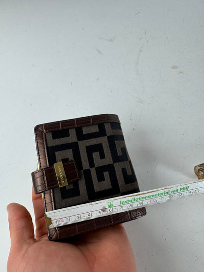 Vintage Givenchy Monogram Wallet black brown