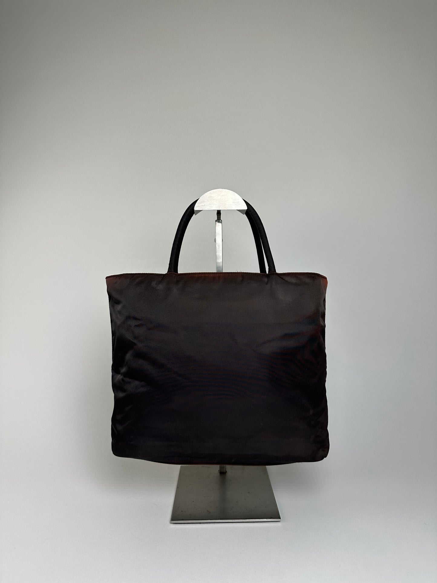 Vintage Prada Nylon Tote Bag Black