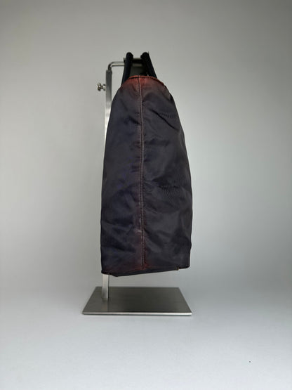 Vintage Prada Nylon Tote Bag Black