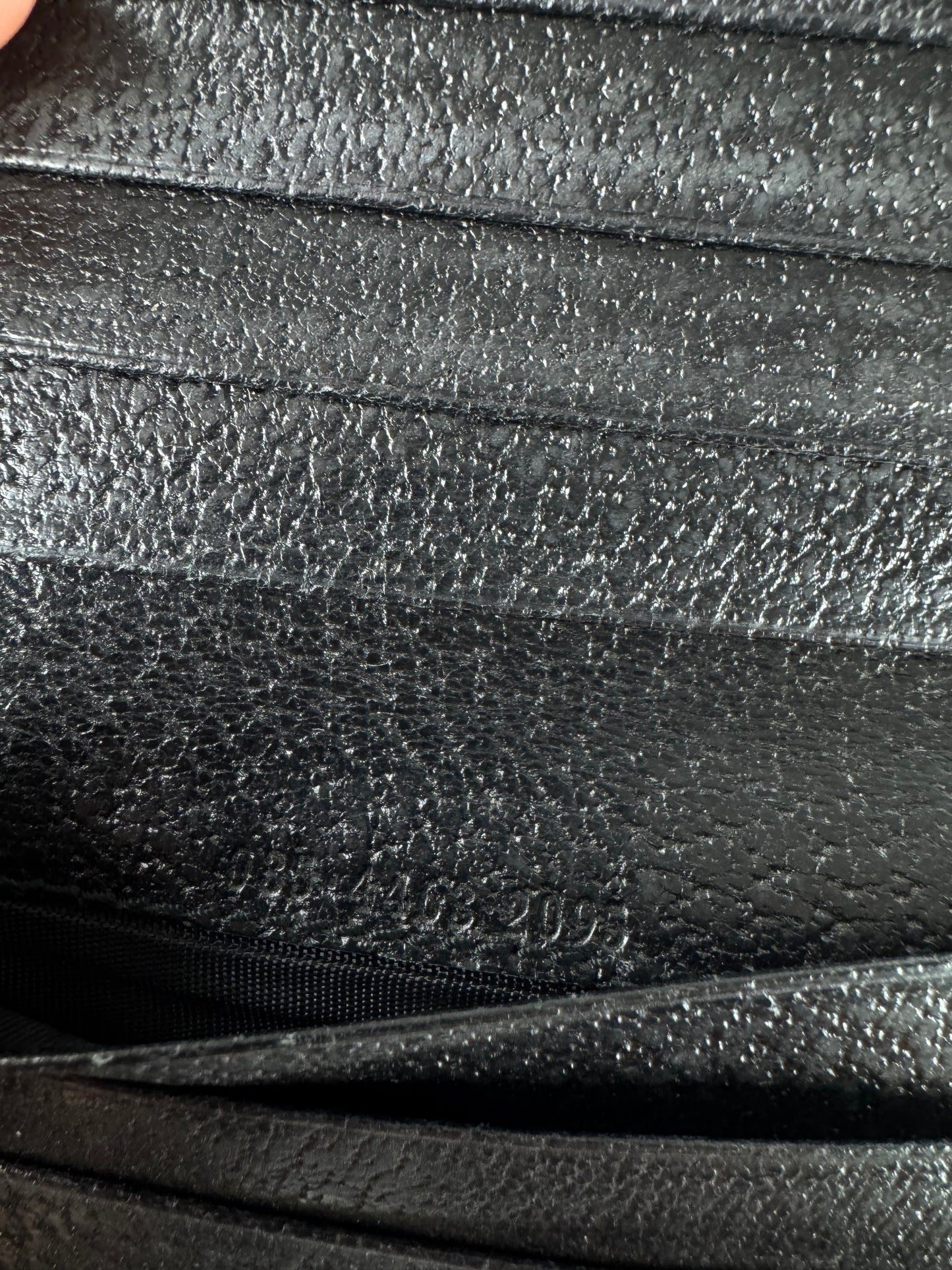 Vintage Gucci Leather Wallet black