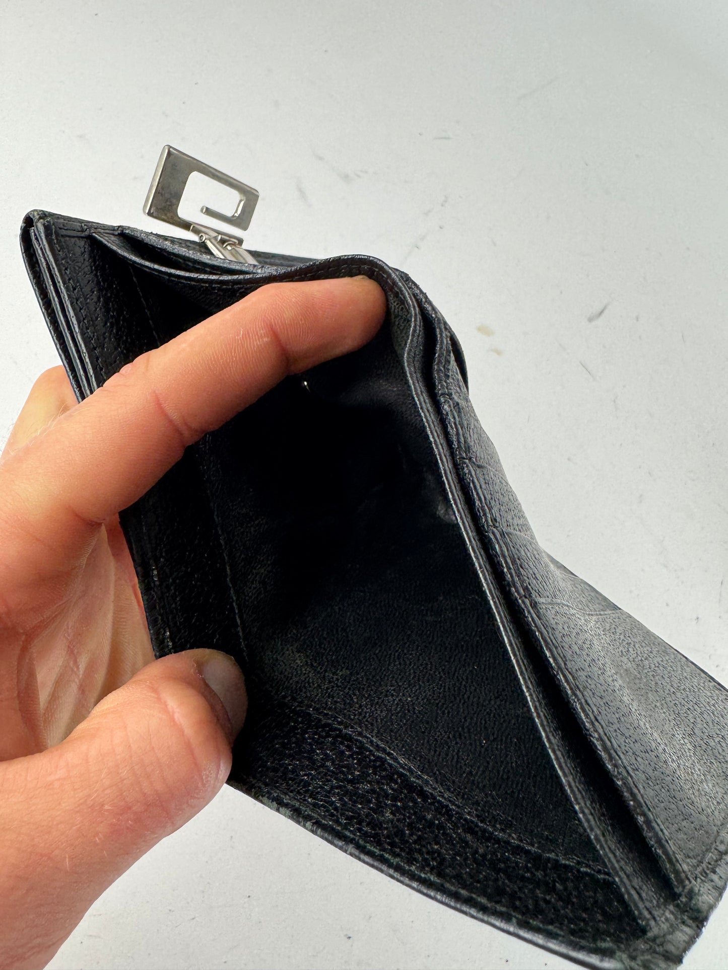 Vintage Gucci Leather Wallet black
