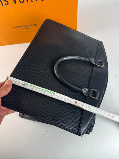 Sac à main vintage Louis Vuitton en cuir EPI noir