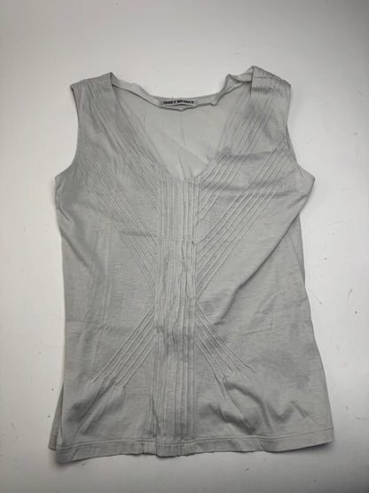 Vintage Issey Miyake Top Gray M