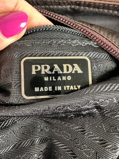 Vintage Prada Nylon Tote Bag Black