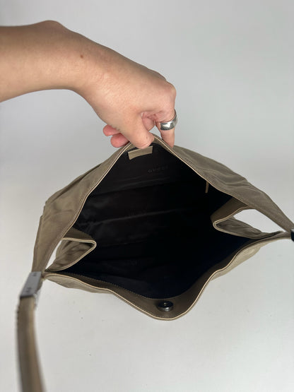 Vintage Gucci Canvas Bag Khaki