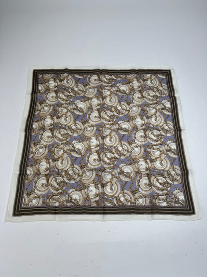 Vintage Celine Paris baroque Scarf Brown