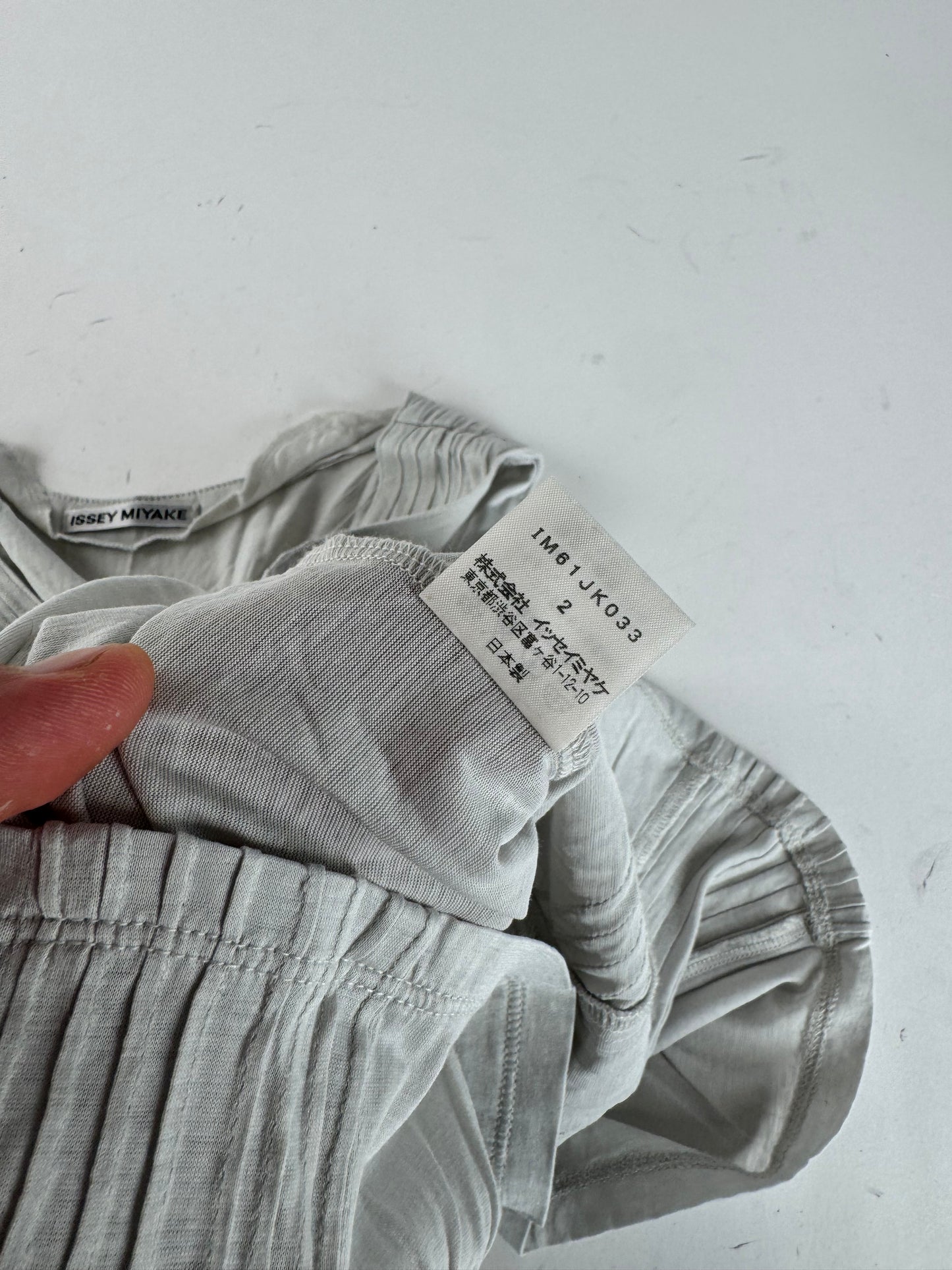 Vintage Issey Miyake Top Gray M