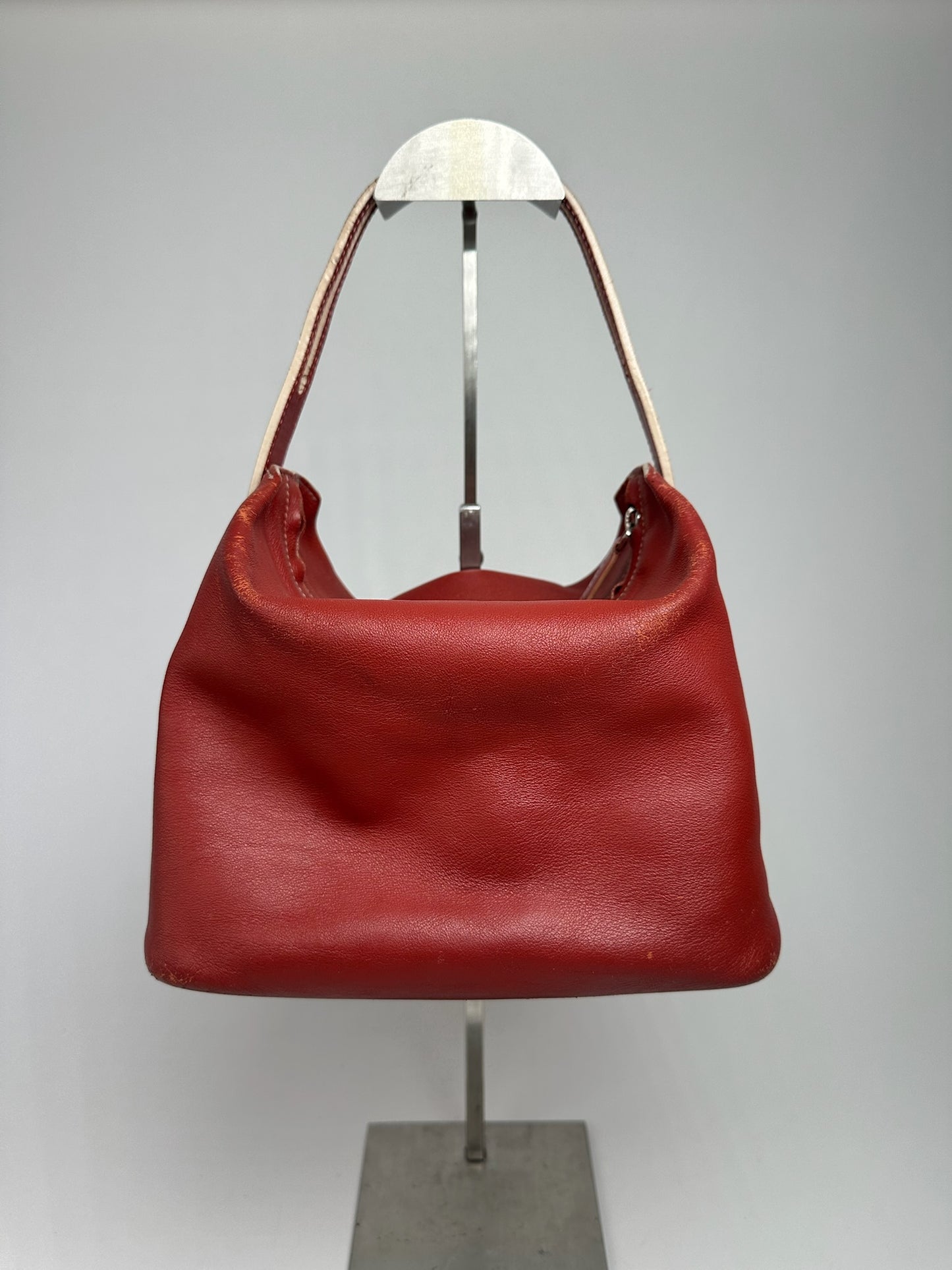 Vintage Loewe Madrid Leather bag red