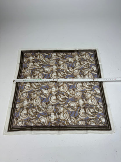 Vintage Celine Paris baroque Scarf Brown