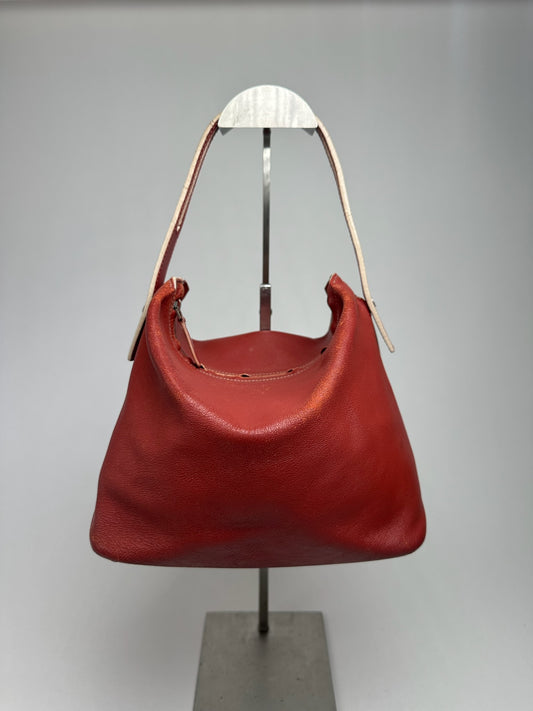 Vintage Loewe Madrid Leather bag red