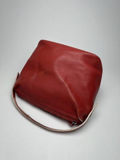 Vintage Loewe Madrid Leather bag red